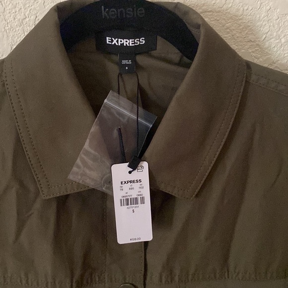 EXPRESS Belted Cargo Jacket Size S -NWT - Picture 3 of 10